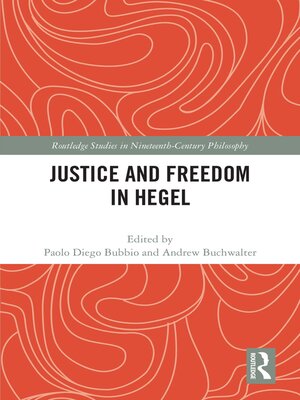 cover image of Justice and Freedom in Hegel